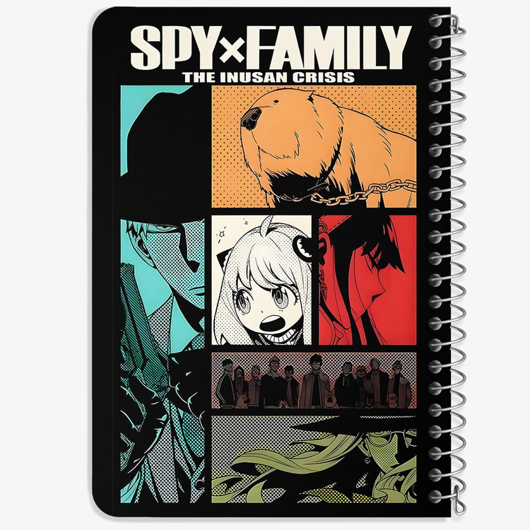 دفتر نقاشی 50 برگ خندالو طرح اسپای ایکس فمیلی (Spy × Family) کد F14573