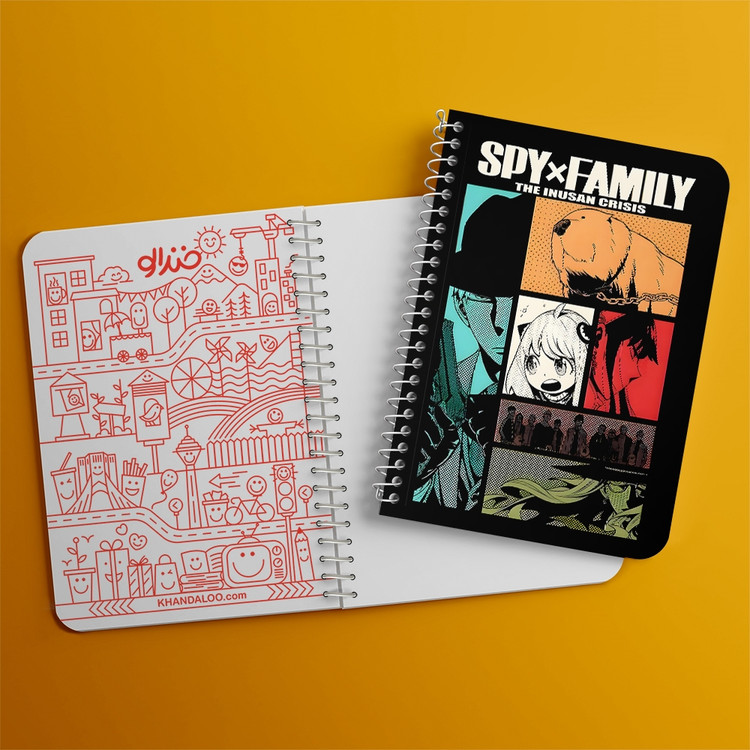 دفتر نقاشی 50 برگ خندالو طرح اسپای ایکس فمیلی (Spy × Family) کد F14573