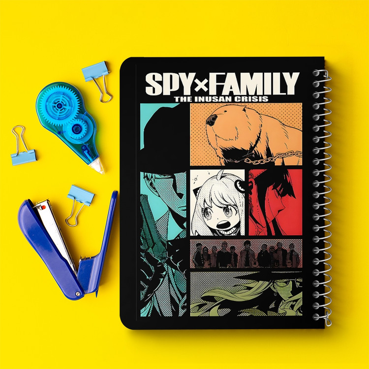 دفتر نقاشی 50 برگ خندالو طرح اسپای ایکس فمیلی (Spy × Family) کد F14573