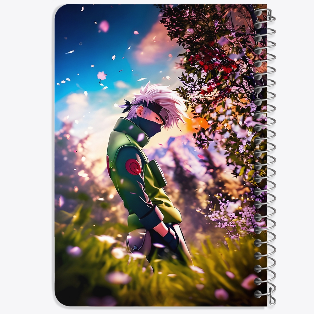 دفتر نقاشی 50 برگ خندالو طرح کاکاشی ناروتو (Naruto) کد F14555