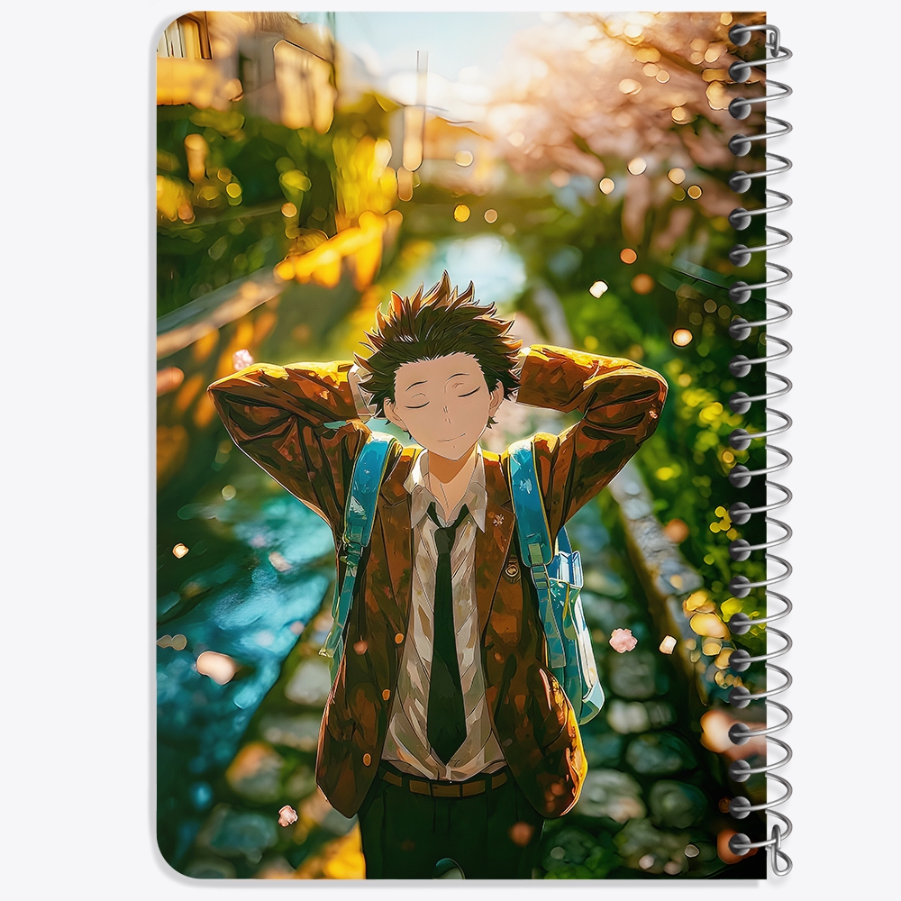 دفتر نقاشی 50 برگ خندالو طرح شویا ایشیدا صدای خاموش (A Silent Voice) کد F14554