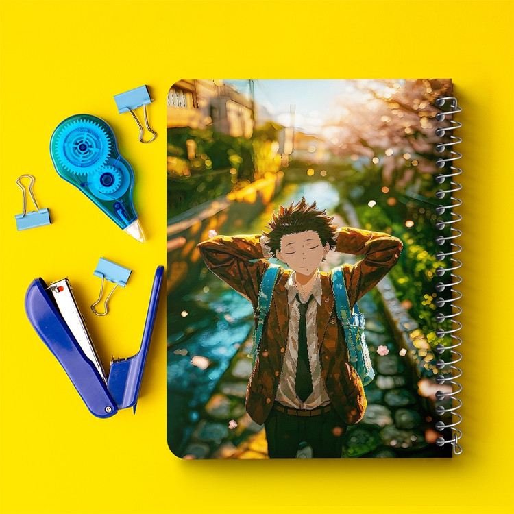 دفتر نقاشی 50 برگ خندالو طرح شویا ایشیدا صدای خاموش (A Silent Voice) کد F14554