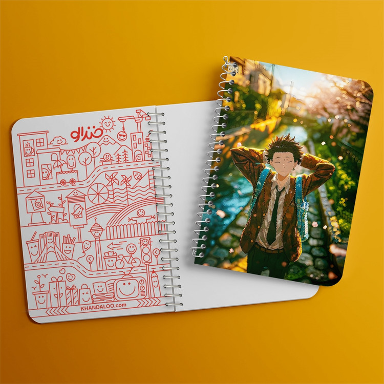 دفتر نقاشی 50 برگ خندالو طرح شویا ایشیدا صدای خاموش (A Silent Voice) کد F14554