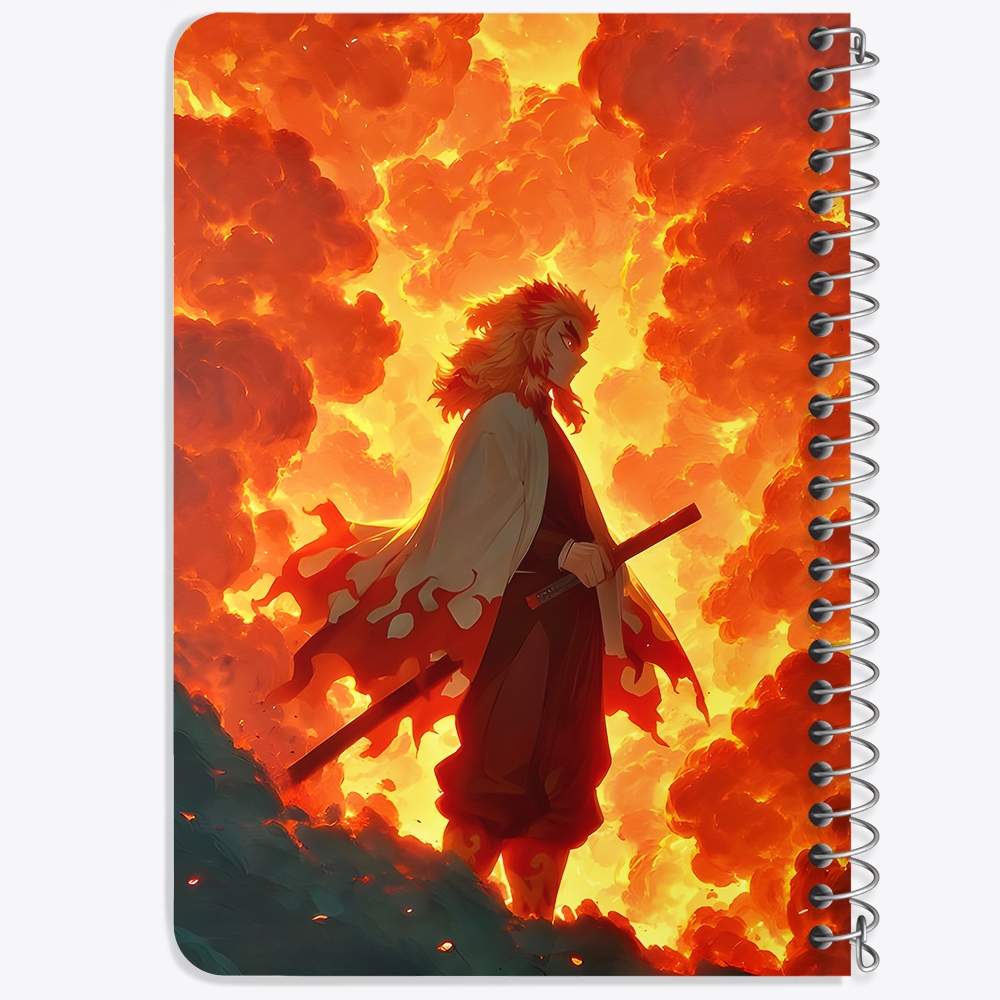 دفتر نقاشی 50 برگ خندالو طرح شیطان کش (demon slayer) کد F14547
