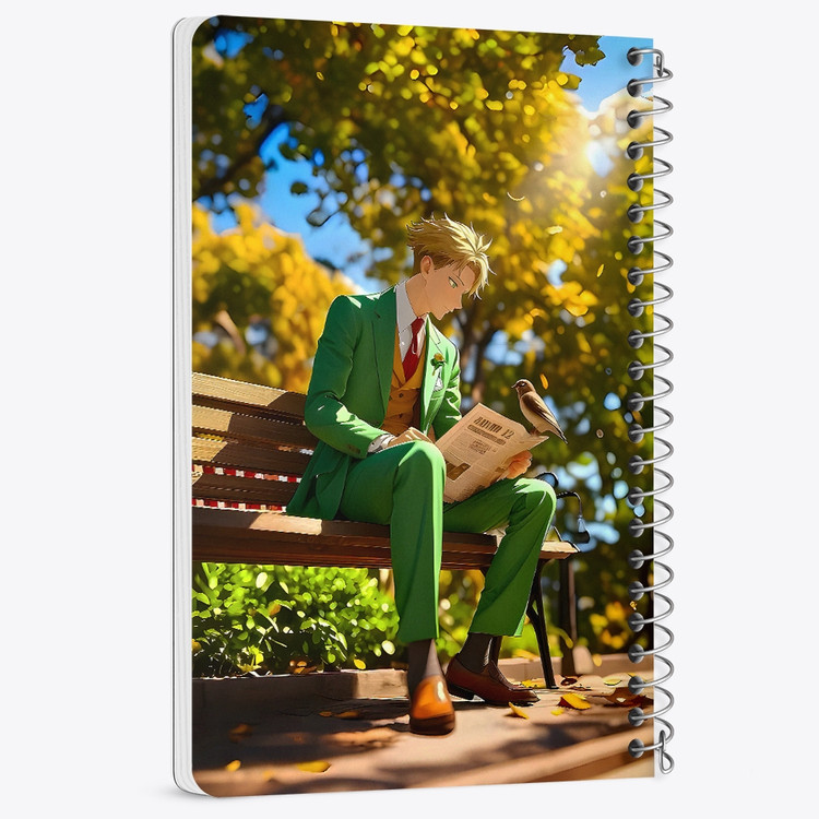 دفتر نقاشی 50 برگ خندالو طرح لوید فورجر اسپای ایکس فمیلی (Spy × Family) کد F14539