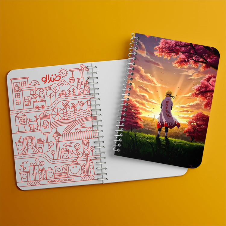 دفتر نقاشی 50 برگ خندالو طرح میناتو نامیکازه ناروتو (Naruto) کد F14534