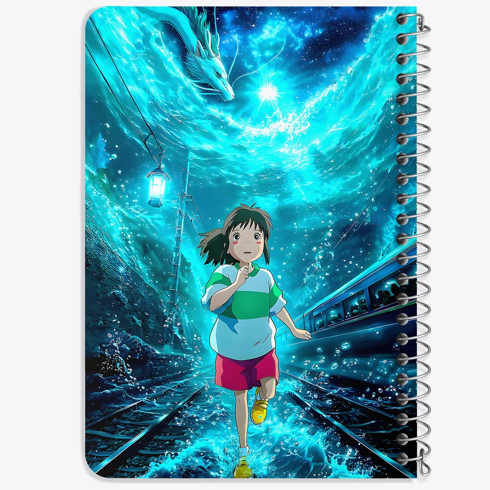 دفتر نقاشی 50 برگ خندالو طرح شهر اشباح (Spirited Away) کد F14528