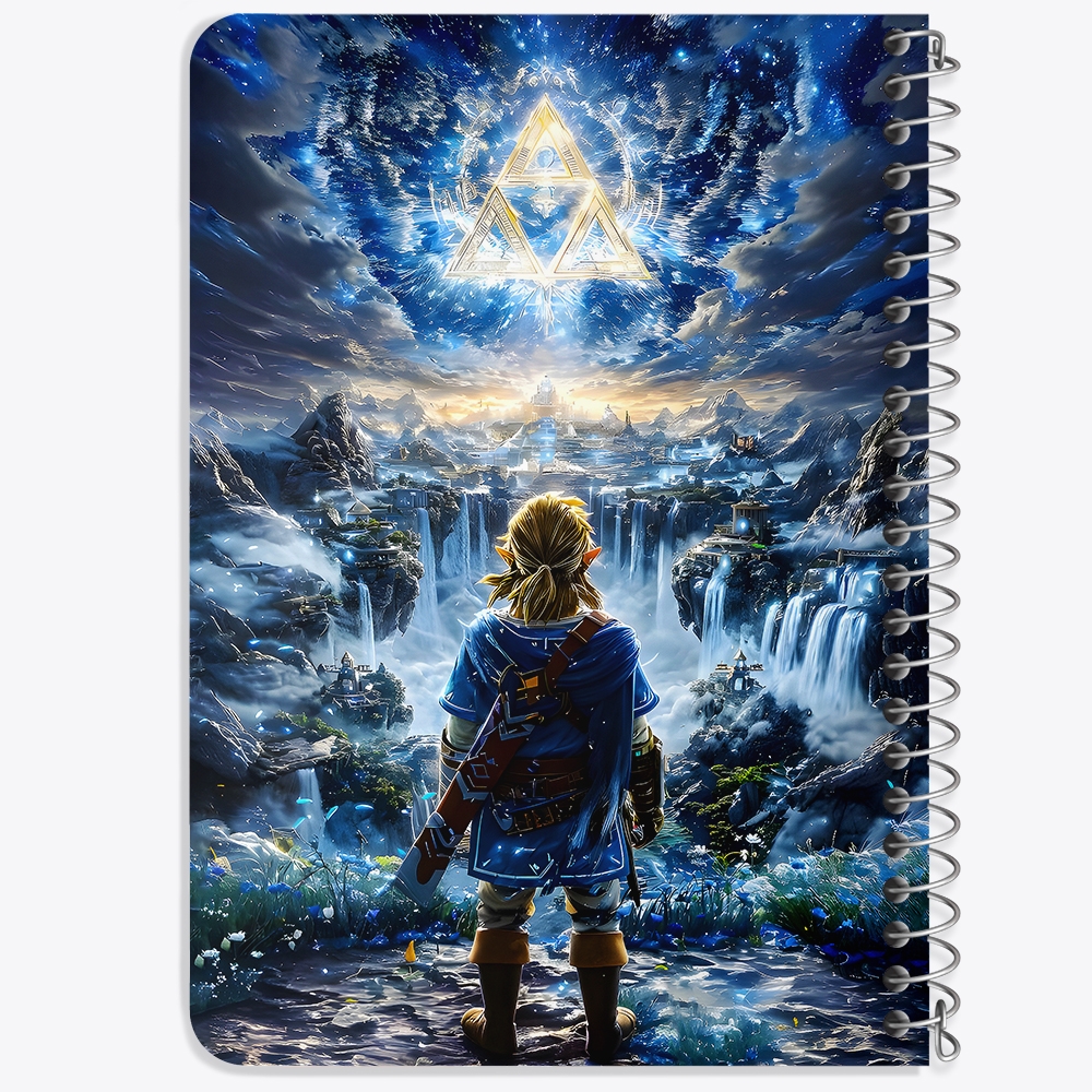 دفتر نقاشی 50 برگ خندالو طرح افسانه زلدا (The Legend of Zelda) کد F14527