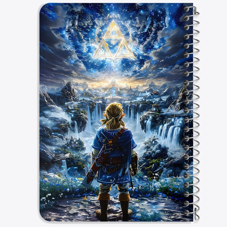 دفتر نقاشی 50 برگ خندالو طرح افسانه زلدا (The Legend of Zelda) کد F14527