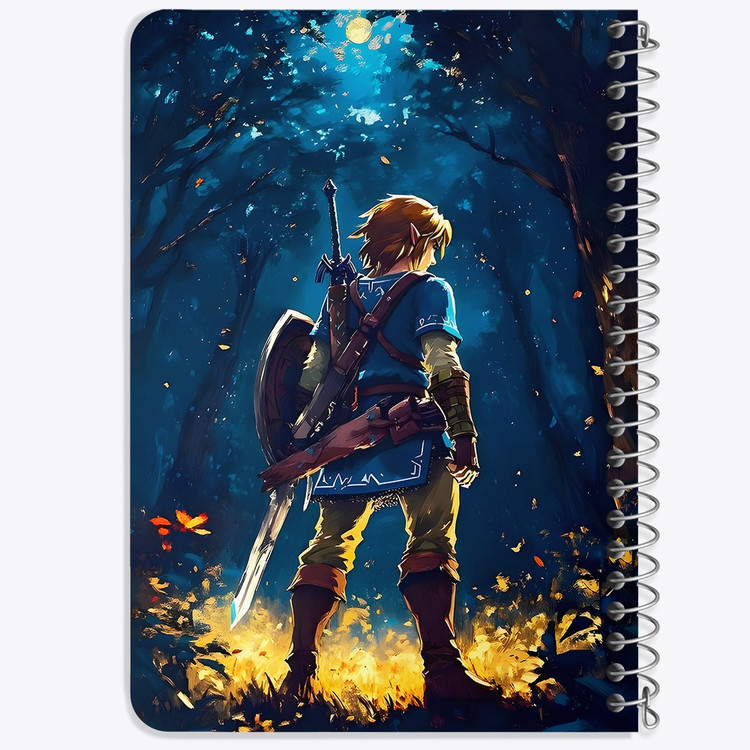 دفتر نقاشی 50 برگ خندالو طرح افسانه زلدا (The Legend of Zelda) کد F14526