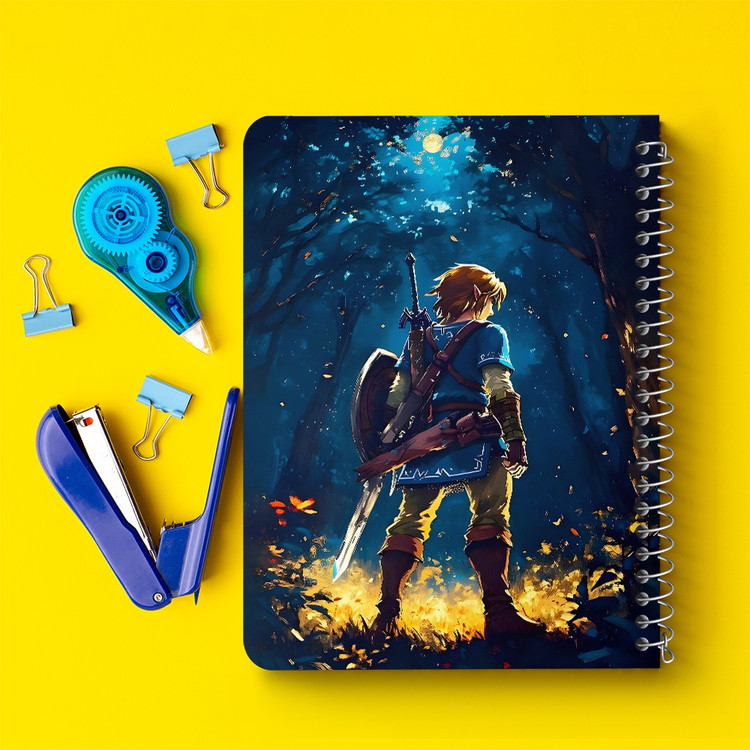 دفتر نقاشی 50 برگ خندالو طرح افسانه زلدا (The Legend of Zelda) کد F14526