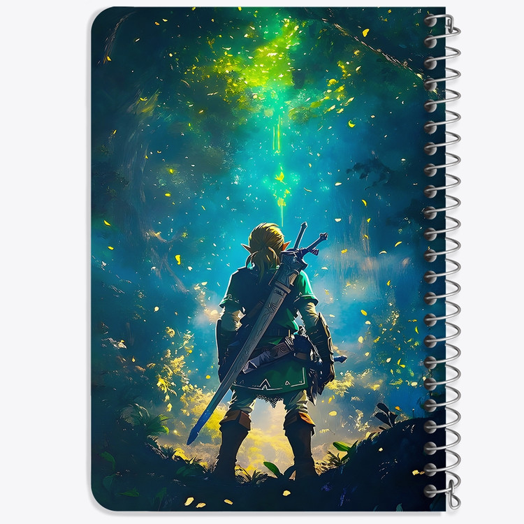 دفتر نقاشی 50 برگ خندالو طرح افسانه زلدا (The Legend of Zelda) کد F14525