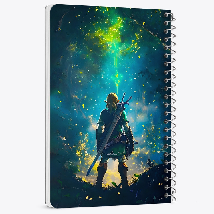 دفتر نقاشی 50 برگ خندالو طرح افسانه زلدا (The Legend of Zelda) کد F14525