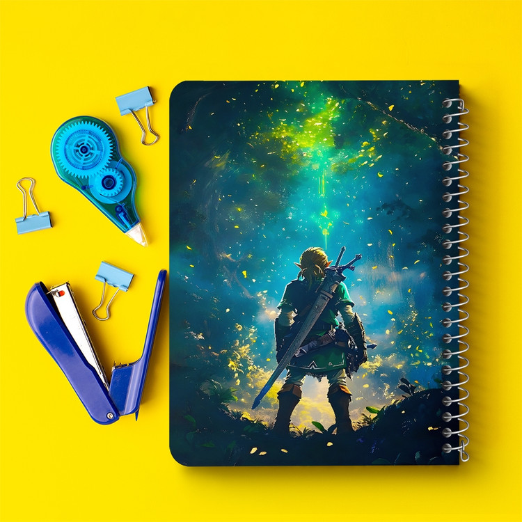 دفتر نقاشی 50 برگ خندالو طرح افسانه زلدا (The Legend of Zelda) کد F14525