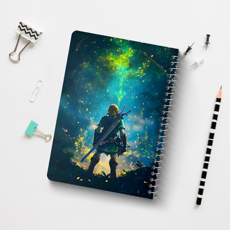 دفتر نقاشی 50 برگ خندالو طرح افسانه زلدا (The Legend of Zelda) کد F14525