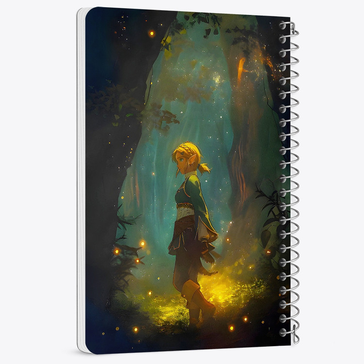 دفتر نقاشی 50 برگ خندالو طرح افسانه زلدا (The Legend of Zelda) کد F14523