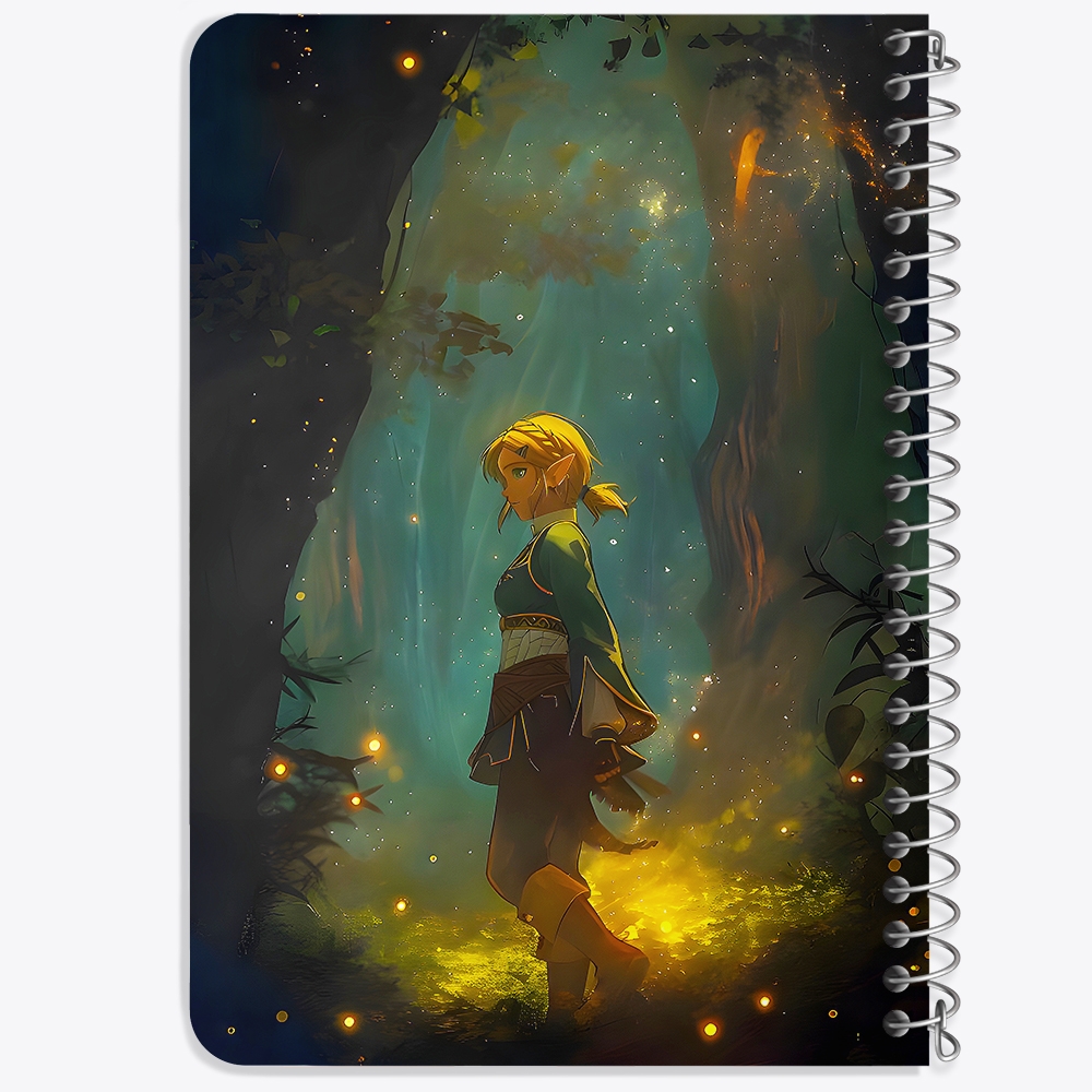 دفتر نقاشی 50 برگ خندالو طرح افسانه زلدا (The Legend of Zelda) کد F14523