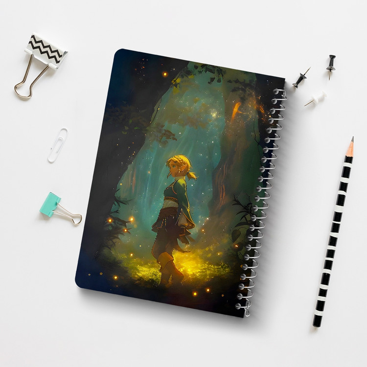 دفتر نقاشی 50 برگ خندالو طرح افسانه زلدا (The Legend of Zelda) کد F14523