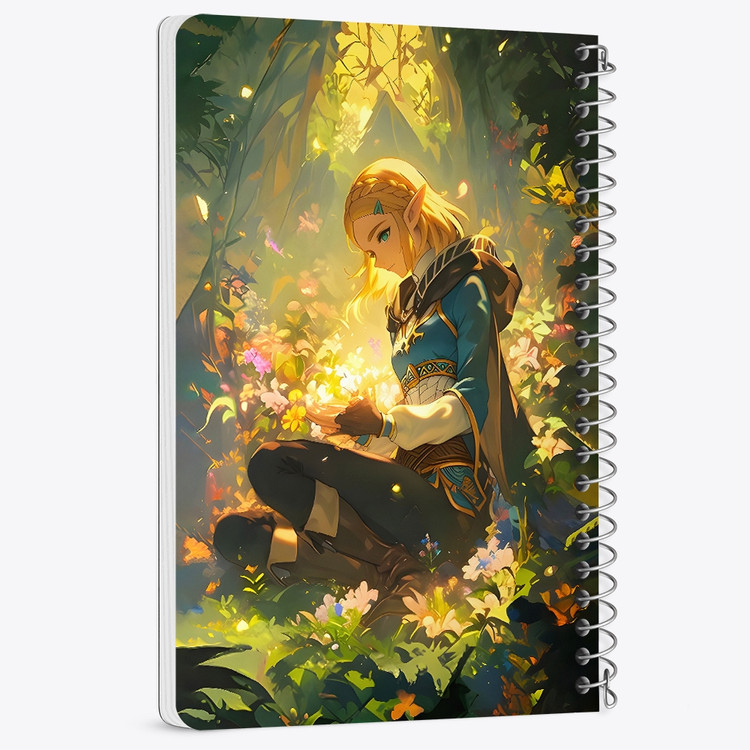 دفتر نقاشی 50 برگ خندالو طرح افسانه زلدا (The Legend of Zelda) کد F14522