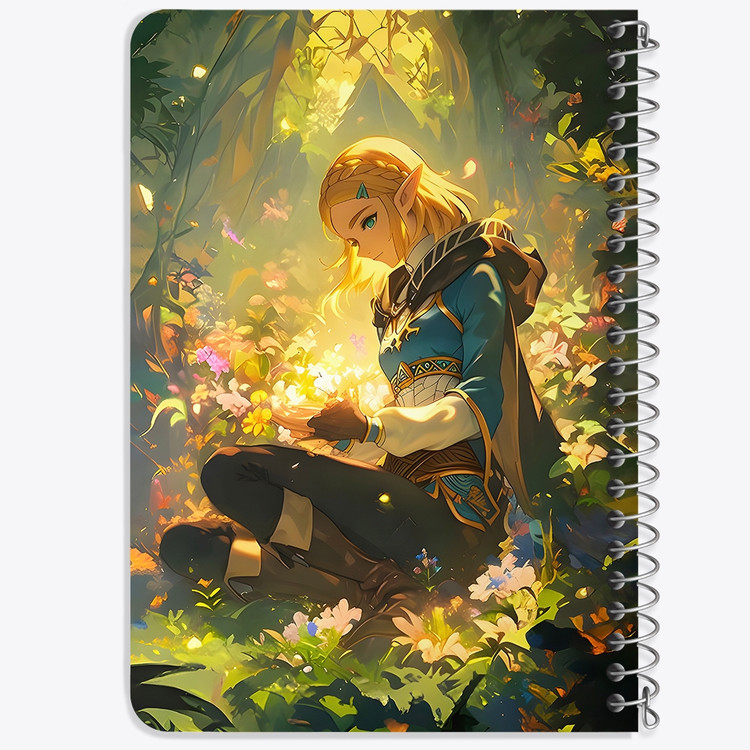 دفتر نقاشی 50 برگ خندالو طرح افسانه زلدا (The Legend of Zelda) کد F14522