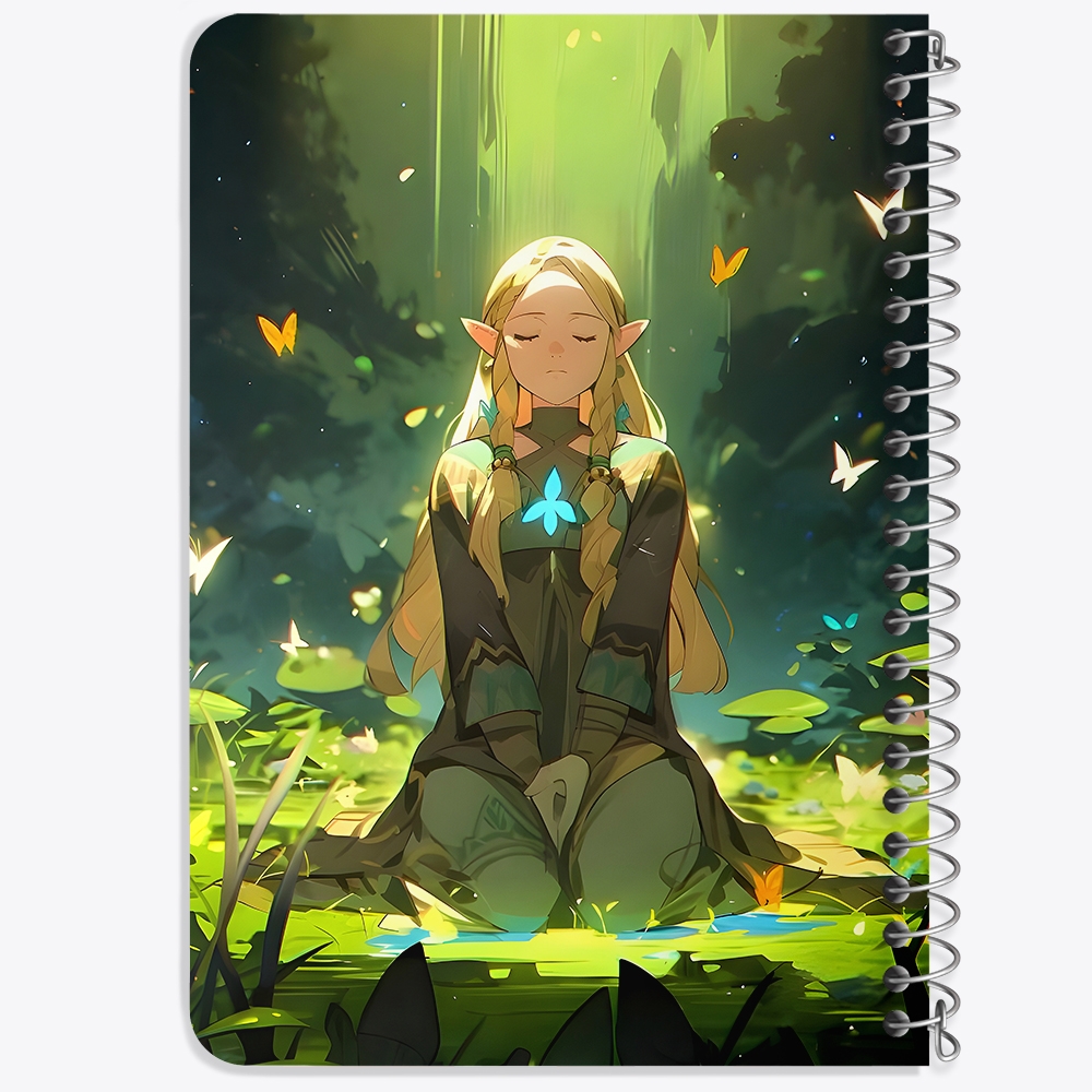 دفتر نقاشی 50 برگ خندالو طرح افسانه زلدا (The Legend of Zelda) کد F14521
