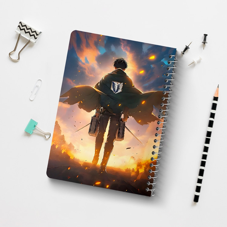 دفتر نقاشی 50 برگ خندالو طرح اتک آن تایتان (Attack On Titan) کد F14516