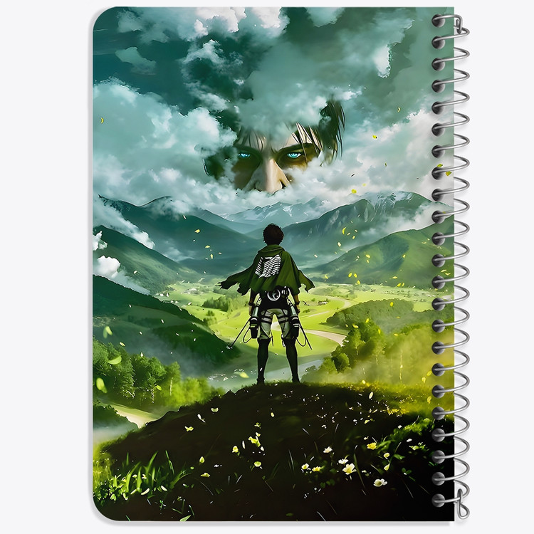 دفتر نقاشی 50 برگ خندالو طرح اتک آن تایتان (Attack On Titan) کد F14514