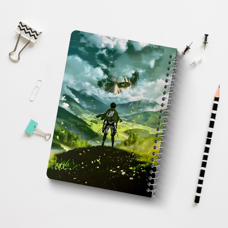 دفتر نقاشی 50 برگ خندالو طرح اتک آن تایتان (Attack On Titan) کد F14514