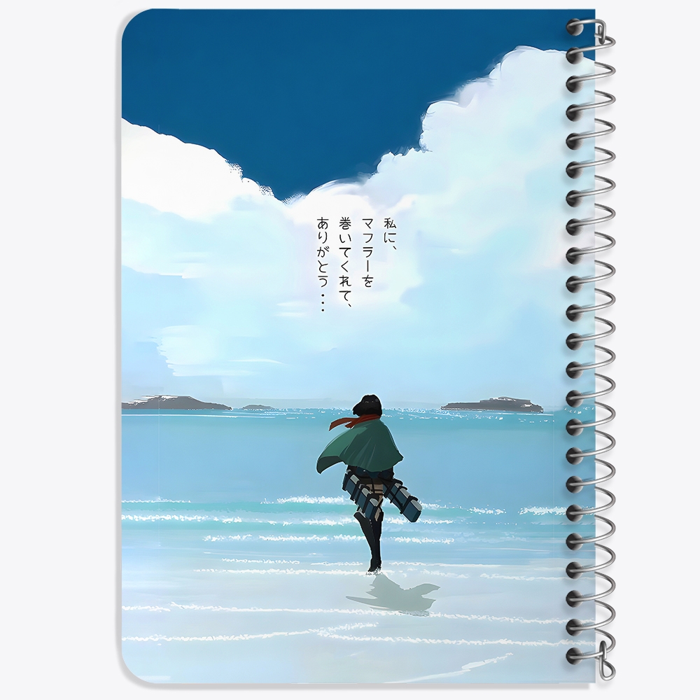 دفتر نقاشی 50 برگ خندالو طرح میکاسا اتک آن تایتان (Attack On Titan) کد F14509