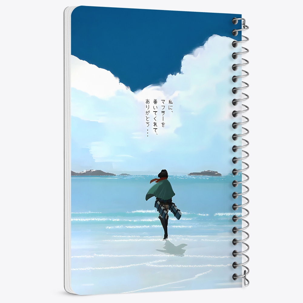 دفتر نقاشی 50 برگ خندالو طرح میکاسا اتک آن تایتان (Attack On Titan) کد F14509