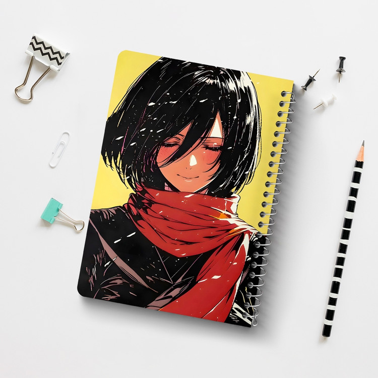 دفتر نقاشی 50 برگ خندالو طرح میکاسا اتک آن تایتان (Attack On Titan) کد F14506