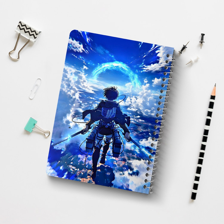 دفتر نقاشی 50 برگ خندالو طرح اتک آن تایتان (Attack On Titan) کد F14505