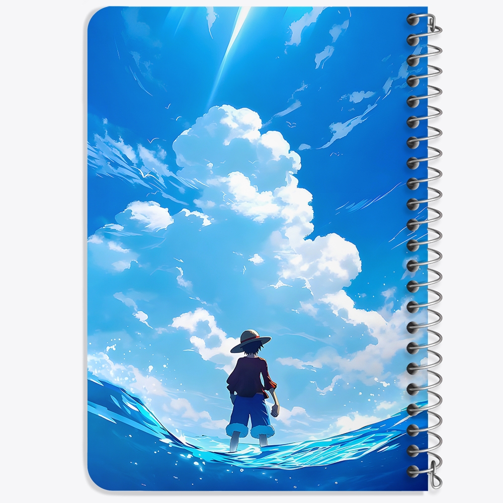 دفتر نقاشی 50 برگ خندالو طرح لوفی وان پیس (One Piece) کد F14503
