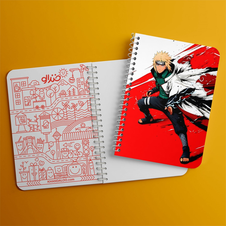دفتر نقاشی 50 برگ خندالو طرح میناتو نامیکازه ناروتو (Naruto) کد F14487