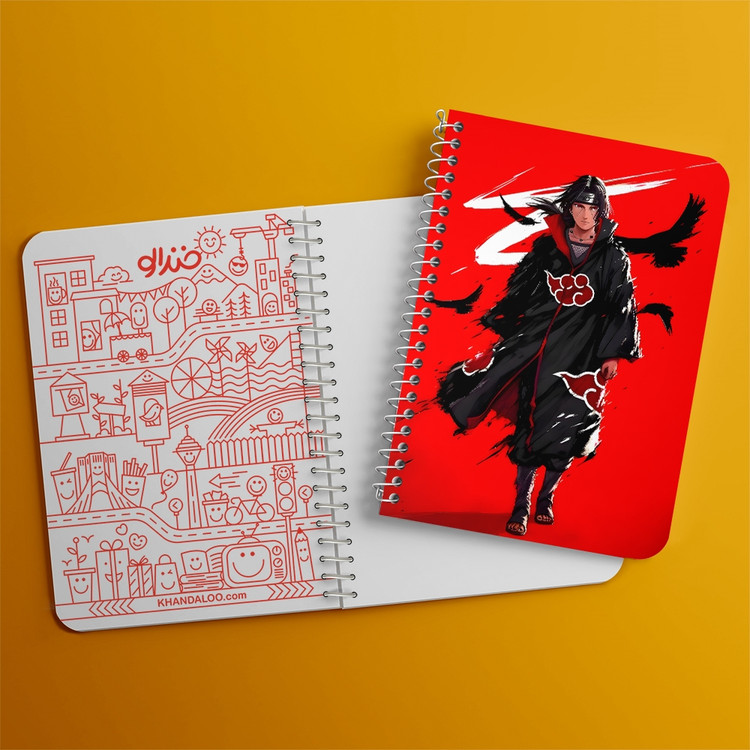 دفتر نقاشی 50 برگ خندالو طرح ایتاچی اوچیها ناروتو (Naruto) کد F14485