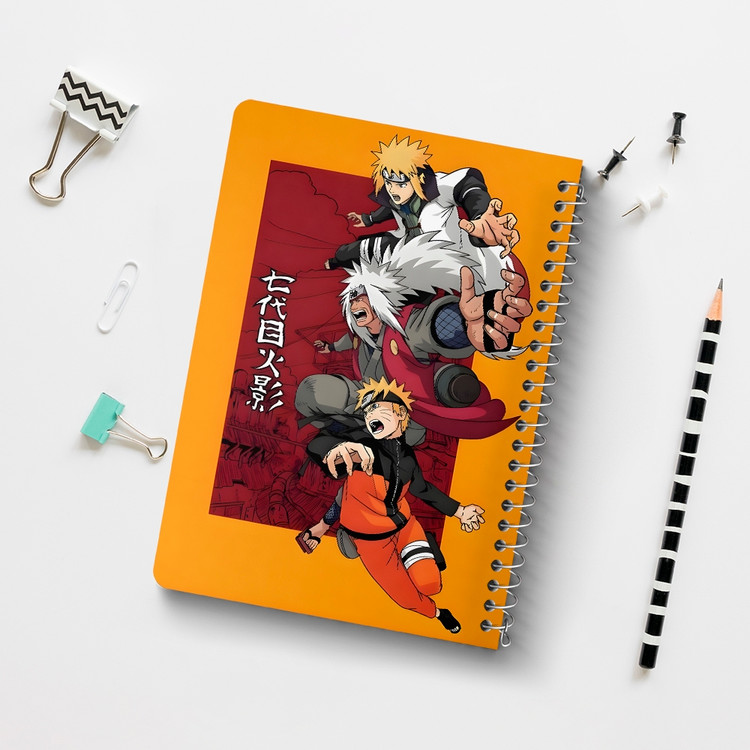 دفتر نقاشی 50 برگ خندالو طرح ناروتو (Naruto) کد F14479