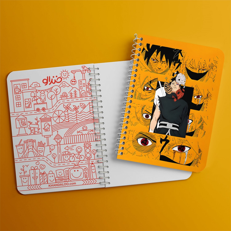 دفتر نقاشی 50 برگ خندالو طرح اوبیتو اوچیها ناروتو (Naruto) کد F14476