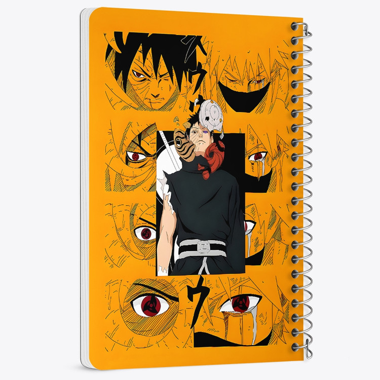 دفتر نقاشی 50 برگ خندالو طرح اوبیتو اوچیها ناروتو (Naruto) کد F14476