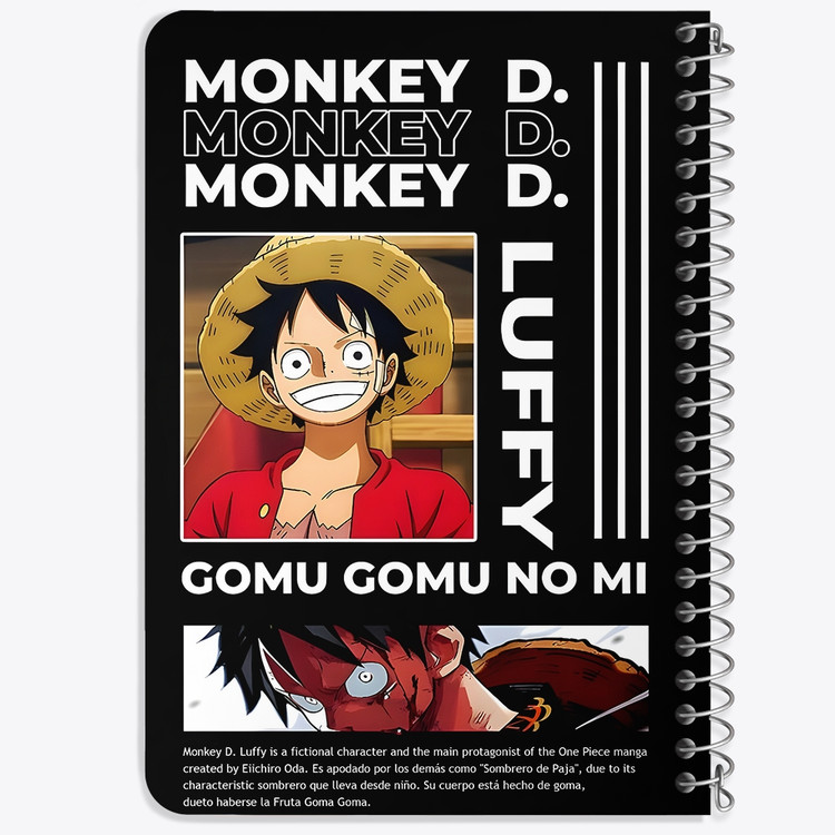 دفتر نقاشی 50 برگ خندالو طرح لوفی وان پیس (One Piece) کد F14469