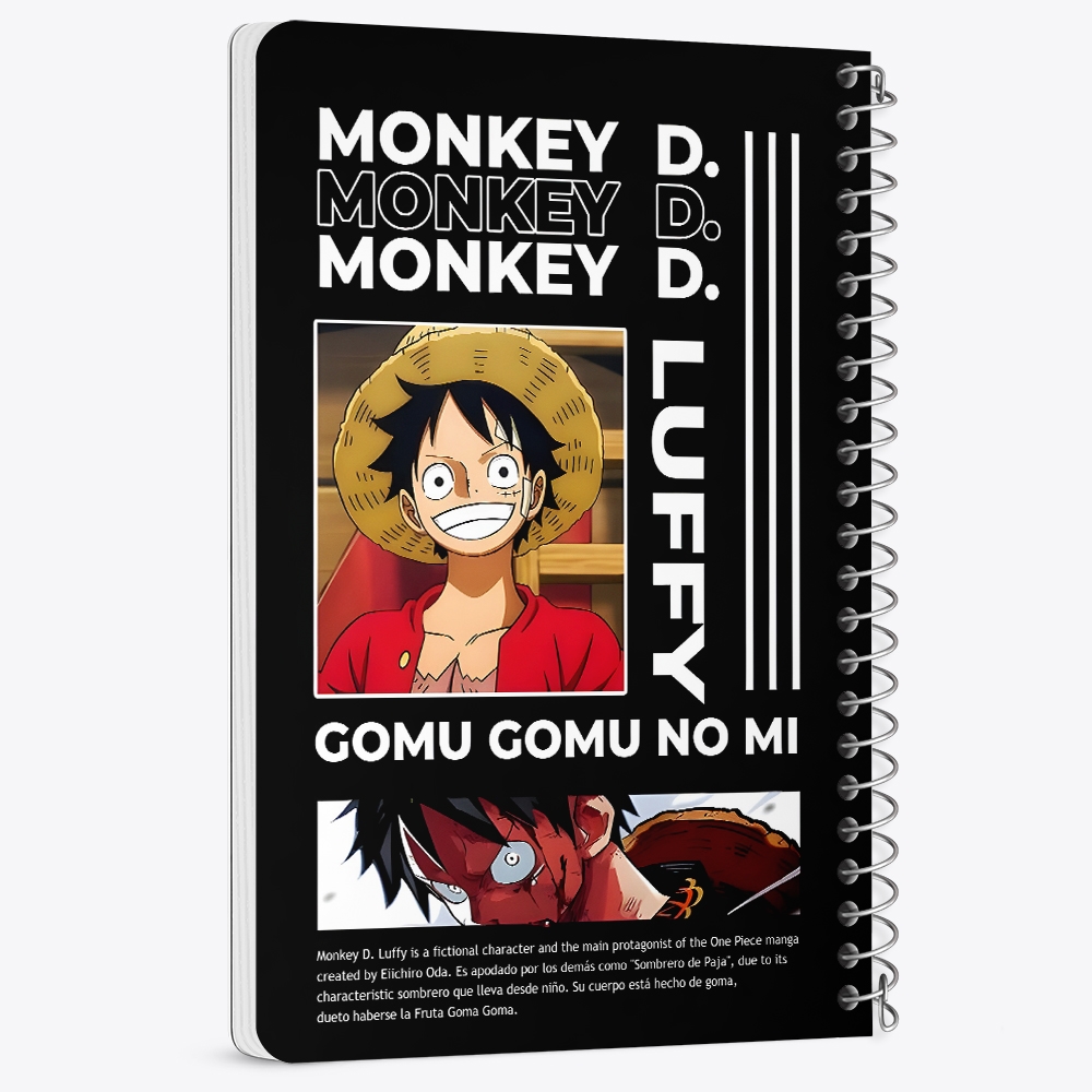 دفتر نقاشی 50 برگ خندالو طرح لوفی وان پیس (One Piece) کد F14469