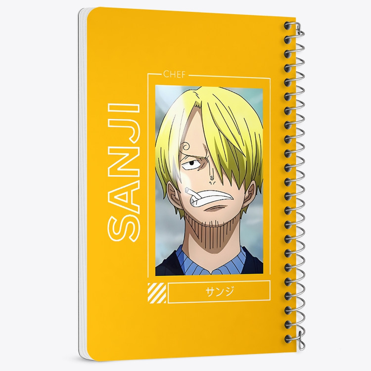 دفتر نقاشی 50 برگ خندالو طرح سانجی وان پیس (One Piece) کد F14467