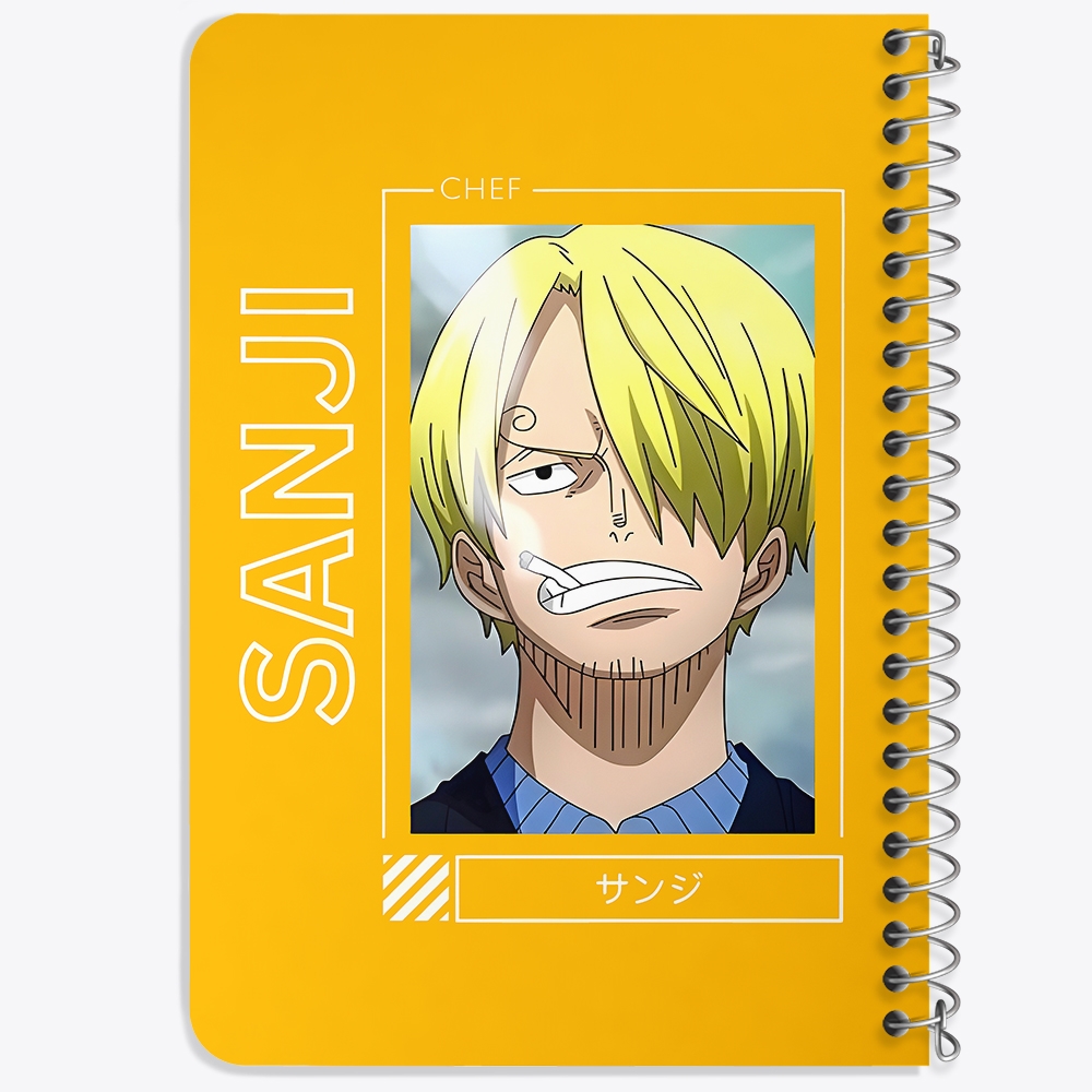 دفتر نقاشی 50 برگ خندالو طرح سانجی وان پیس (One Piece) کد F14467