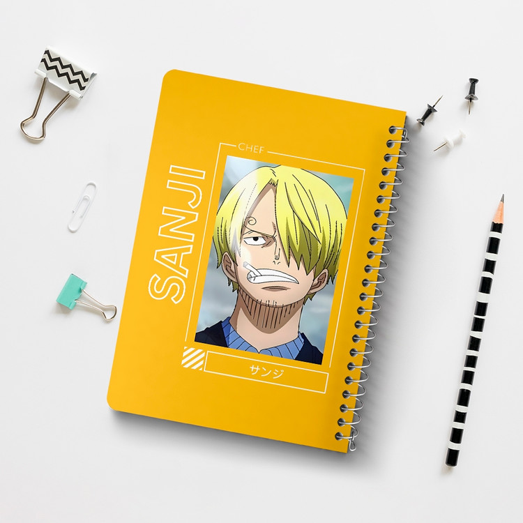 دفتر نقاشی 50 برگ خندالو طرح سانجی وان پیس (One Piece) کد F14467