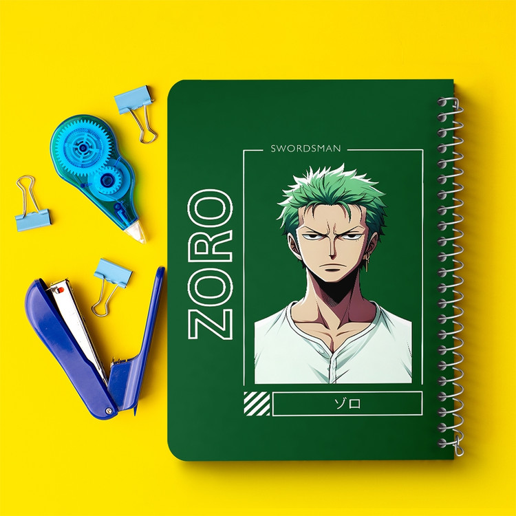 دفتر نقاشی 50 برگ خندالو طرح زورو وان پیس (One Piece) کد F14466
