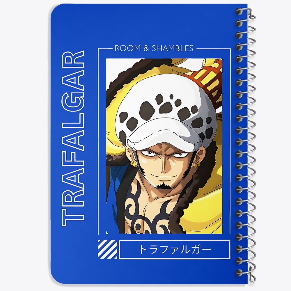 دفتر نقاشی 50 برگ خندالو طرح ترافالگار دی وان پیس (One Piece) کد F14464