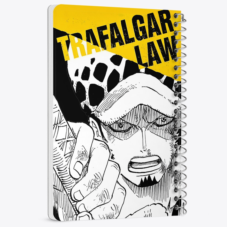 دفتر نقاشی 50 برگ خندالو طرح ترافالگار دی وان پیس (One Piece) کد F14462