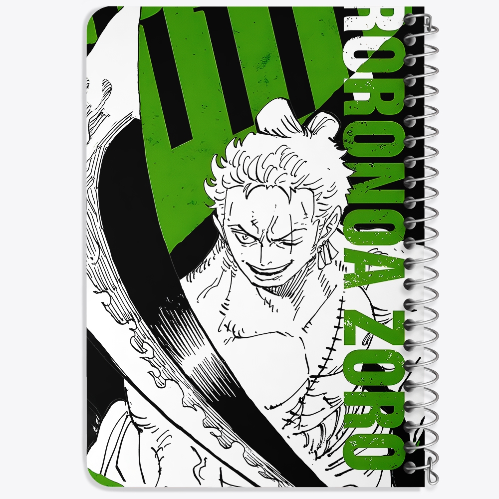 دفتر نقاشی 50 برگ خندالو طرح زورو وان پیس (One Piece) کد F14460