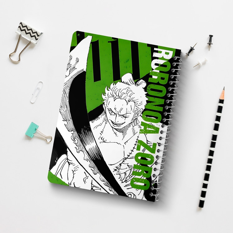 دفتر نقاشی 50 برگ خندالو طرح زورو وان پیس (One Piece) کد F14460