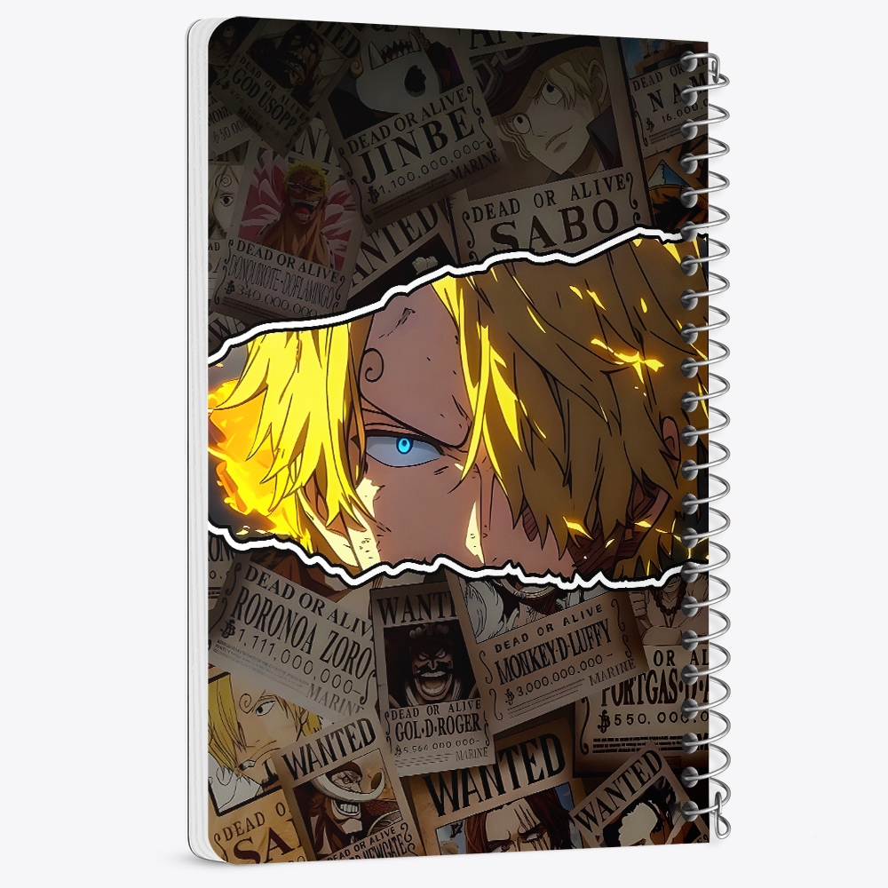 دفتر نقاشی 50 برگ خندالو طرح سانجی وان پیس (One Piece) کد F14458