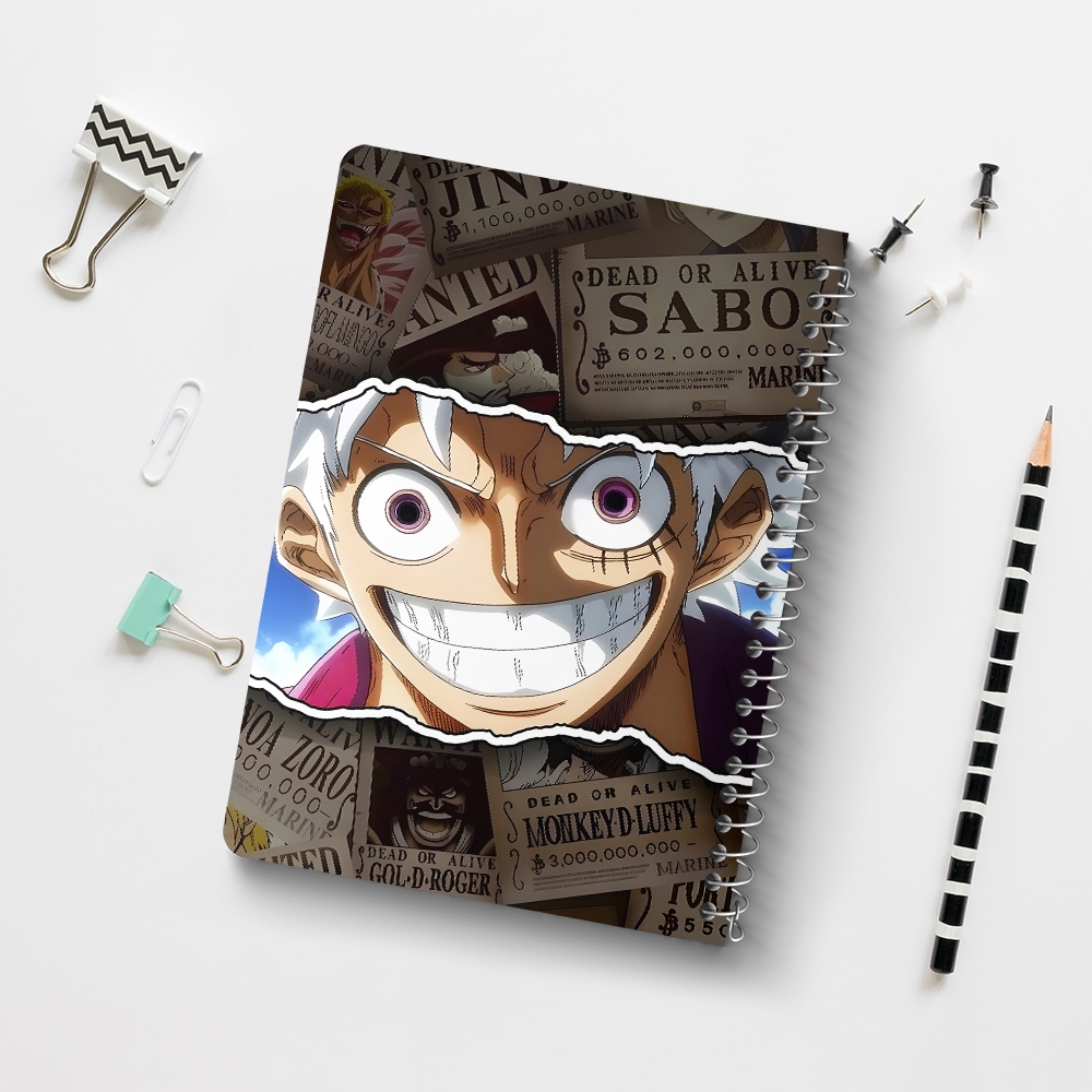 دفتر نقاشی 50 برگ خندالو طرح لوفی وان پیس (One Piece) کد F14456